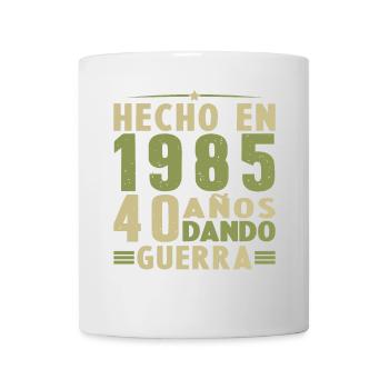 Hergestellt im Jahr 1985 Geburtstagsgeschenk - Tasse - Weiß - Vorne