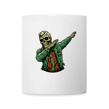 Dabbing Zombie Funny Dabbing Design - Mug - white - Front
