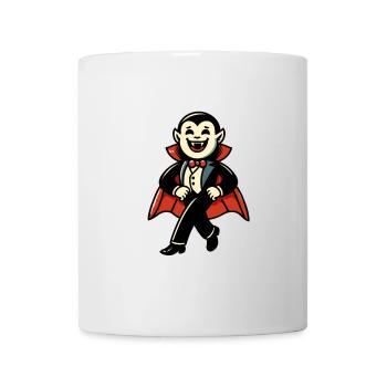 Rétro Vintage Style Halloween Costume Décoration Vampire - Mug blanc - blanc - Devant