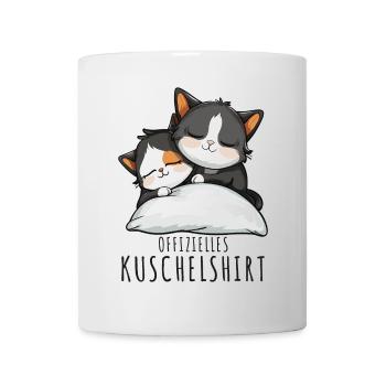Chemise de nuit pour chat Chemise câline officielle pour chat - Mug blanc - blanc - Devant