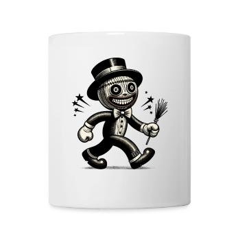 Voodoo Doll Scary Disguise Gothic Style - Mug - white - Front
