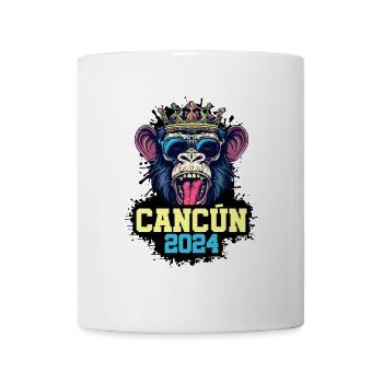 Cancun 2024 Affe - Tasse - Weiß - Vorne