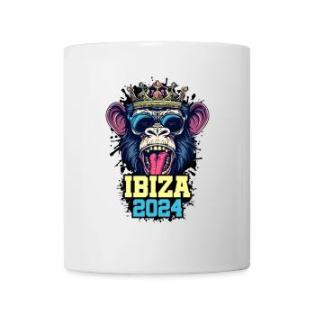 Ibiza 2024 Affe - Tasse - Weiß - Vorne