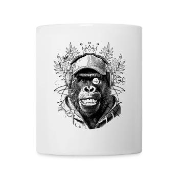 Wild & Ungezähmt: Gorilla Shirt für Street Art - Tasse - Weiß - Vorne