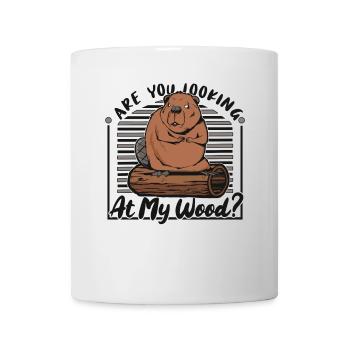 Schauen Sie sich mein Holz Nordamerika an - Tasse - Weiß - Vorne