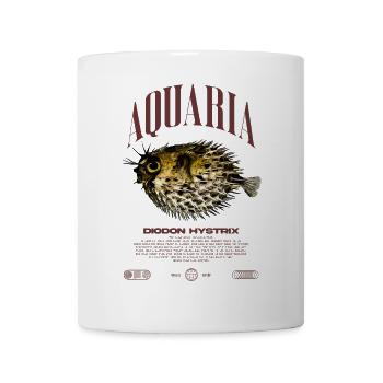 Stachelschwein Kugelfischhalter Moderne Streetwear - Tasse - Weiß - Vorne