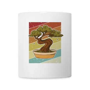 Retro Bonsai Pots Penjing Indoor Bonsai - Mug - white - Front