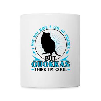 Quokka finden mich cool Beuteltier Quokka - Tasse - Weiß - Vorne