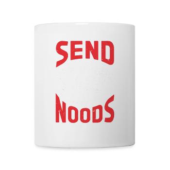 Send Noods Funny Japanese Ramen Noodle - Tasse - Weiß - Vorne