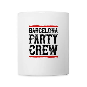 Équipe de fête à Barcelone - Mug blanc - blanc - Devant