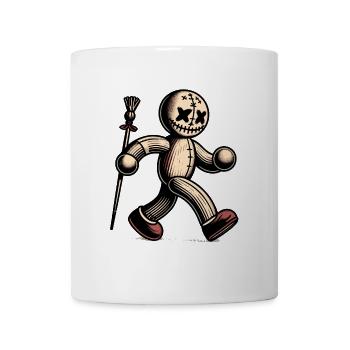 Voodoo Doll Halloween Costume Decoration Creepy - Mug - white - Front