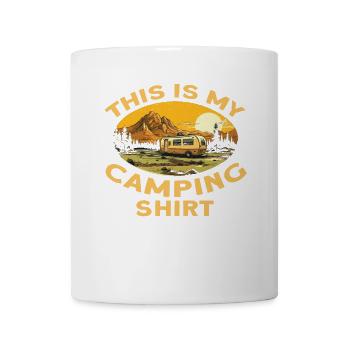 Outdoor Adventure This Is My Camping Design - Mug - white - Front