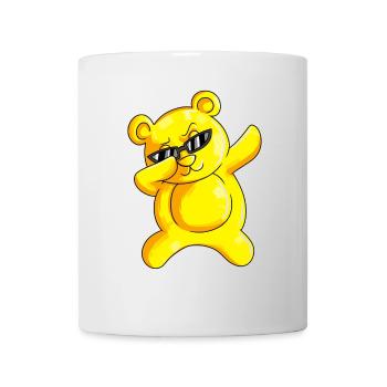 Dabbing Bears Outfit Bear Dab Dancing Chemise de nuit - Mug blanc - blanc - Devant