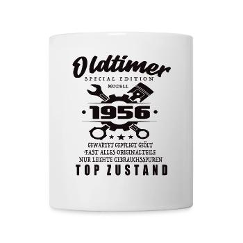 Oldtimer Special Edition Model 1956 Birthday - Mug - white - Front