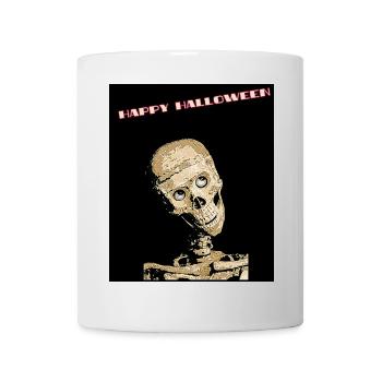 Squelette drôle pour Halloween - Mug blanc - blanc - Devant