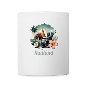 Thai Temple Elephant Bangkok Pagoda - Mug - white - Front