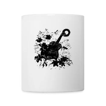 Guitar Drawing - Mug - white - Front