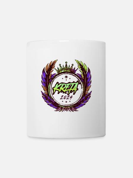 Kreta 2024 Bunt - Tasse - Weiß