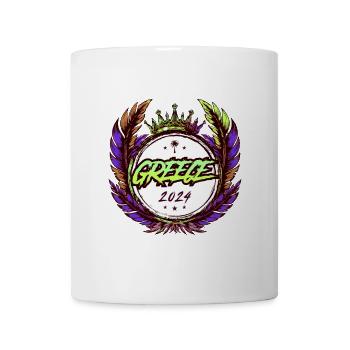 Grèce 2024 Coloré - Mug blanc - blanc - Devant