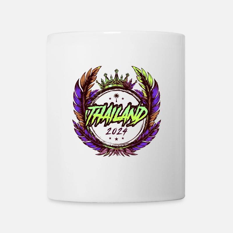 Thailand 2024 Bunt - Tasse - Weiß