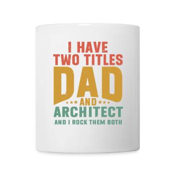 Architect Architecture - Tasse - Weiß - Vorne