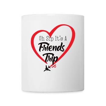 Oh Sip C’est un voyage entre amis - Mug blanc - blanc - Devant