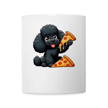 mignonne hyène se balançant terrain de jeu dessin animé - Mug blanc - blanc - Devant