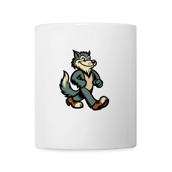 Retro Vintage Style Halloween Werewolf Costume Decoration - Mug - white - Front
