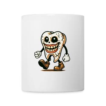 Halloween Dental Hygiene Funny Zombie Tooth - Mug - white - Front