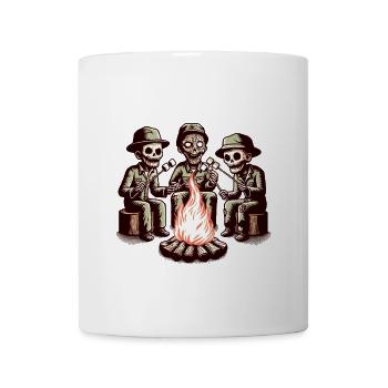 Camping at the Campfire Spooky Costume Decoration - Mug - white - Front
