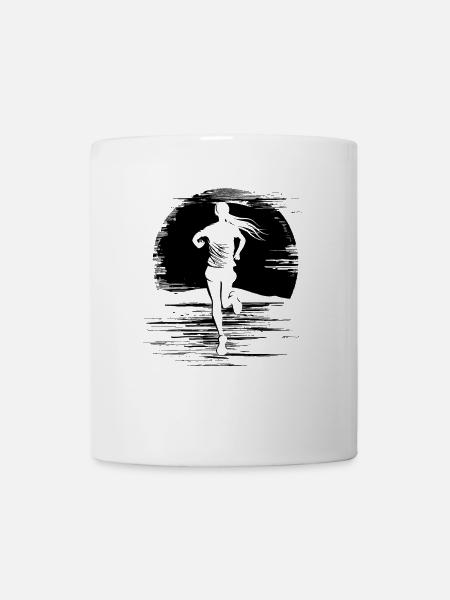 Läuferin - Tasse - Weiß