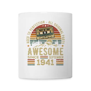 Septembre 1941 Cadeau Anniversaire Septembre 1941 - Mug blanc - blanc - Devant