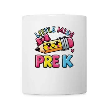 Early learning with our little Miss Pre K - Mug - white - Front