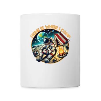 Outdoors Planet Home est l’endroit où je campe - Mug blanc - blanc - Devant
