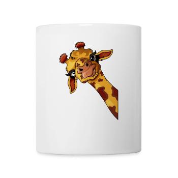 Afrika Urlaub Steppe Giraffe Kinder Liebhaber - Tasse - Weiß - Vorne