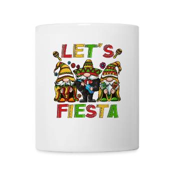 Let's Fiesta Mexiko Urlaub Musikband Feiertagshirt - Tasse - Weiß - Vorne