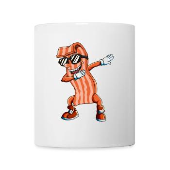 Schweine Bacon Speck Dab Dabbing Grill Shirt - Tasse - Weiß - Vorne