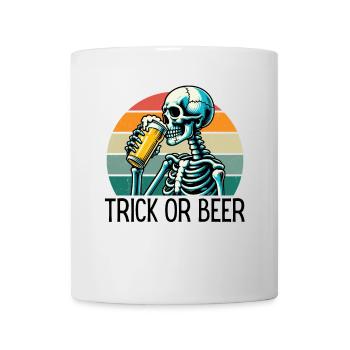 Trick Or Beer Vintage Sunset - Mug - white - Front