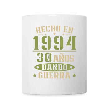 Hergestellt im Jahr 1994. Geschenk zum 30. Geburtstag - Tasse - Weiß - Vorne