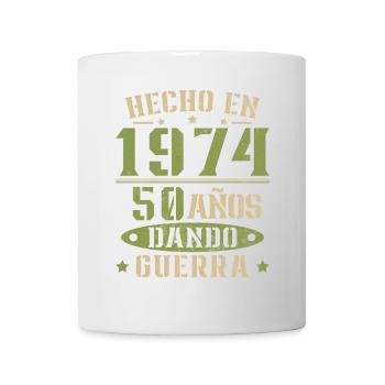 Hergestellt im Jahr 1974 50 Jahre Geburtstagsgeschenk - Tasse - Weiß - Vorne