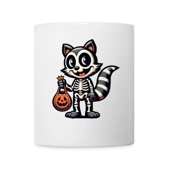 Untoter Waschbär Lustiger Waschbären Liebhaber - Tasse - Weiß - Vorne