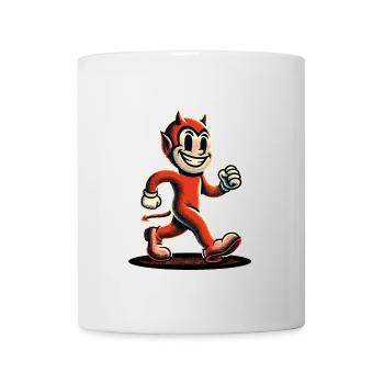 Halloween Kostüm Deko Retro Vintage Stil - Tasse - Weiß - Vorne