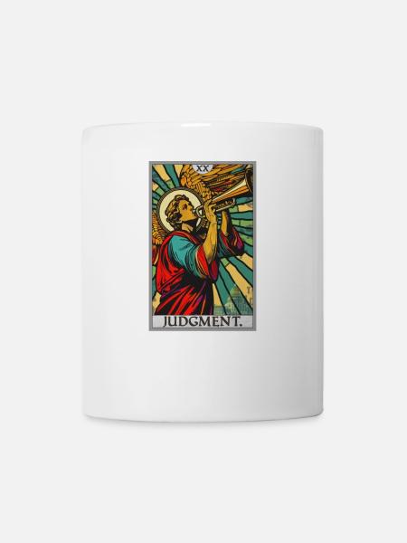 Tarotkarten Tarotkarte 20 Judgment Gericht - Tasse - Weiß