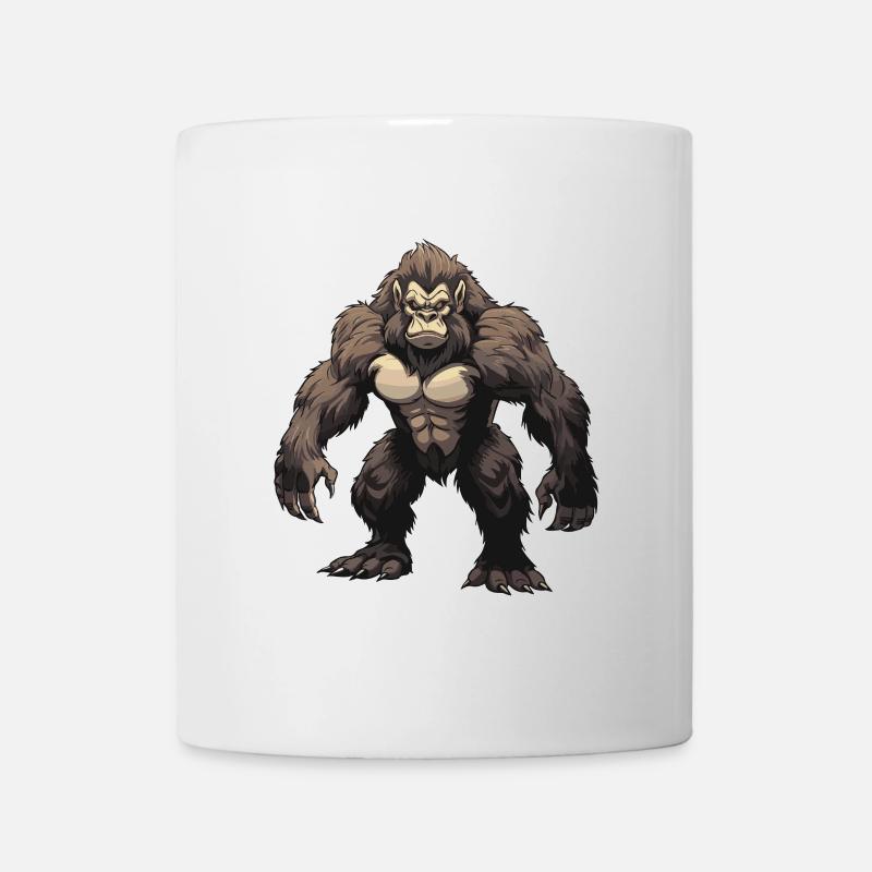 Gorilla Tier - Tasse - Weiß