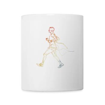 Vintage Jogger Sketch - Mug - white - Front