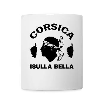 Corse, Islande, France, Isula bella, Corse - Mug blanc - blanc - Devant