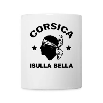 Corse Islande France Isula bella Corse Corse - Mug blanc - blanc - Devant