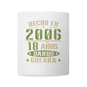 18 Jahre altes Geburtstagsgeschenk aus dem Jahr 2006 - Tasse - Weiß - Vorne