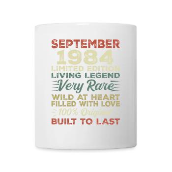 Anniversaire Septembre 1984 Edition Limitée Original - Mug blanc - blanc - Devant