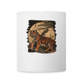 80er Jahre Retro Japanischer Tiger - Tasse - Weiß - Vorne